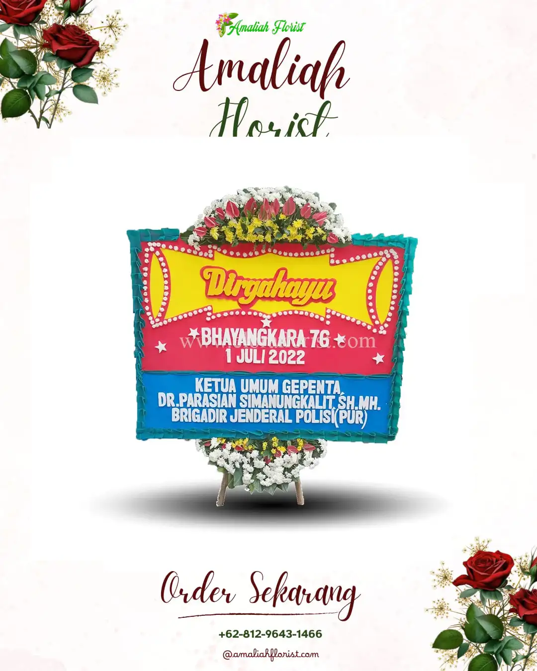 Papan Bunga HUT Ulang Tahun Tayan Hulu